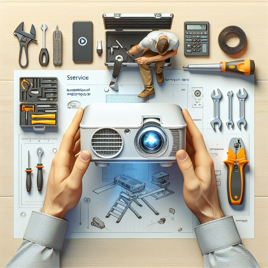 Installation von Mini-Beamern