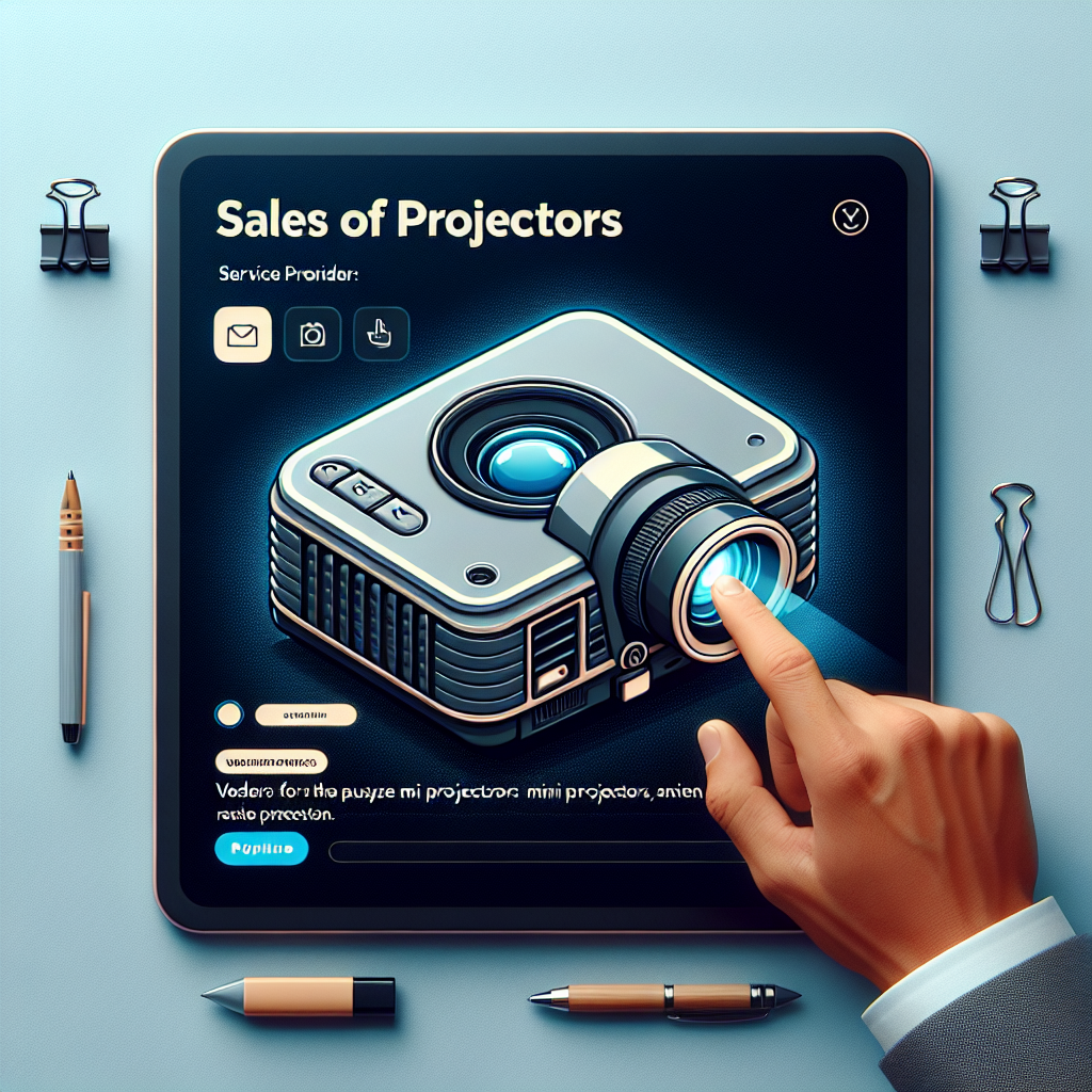 Verkauf von Mini-Projektoren