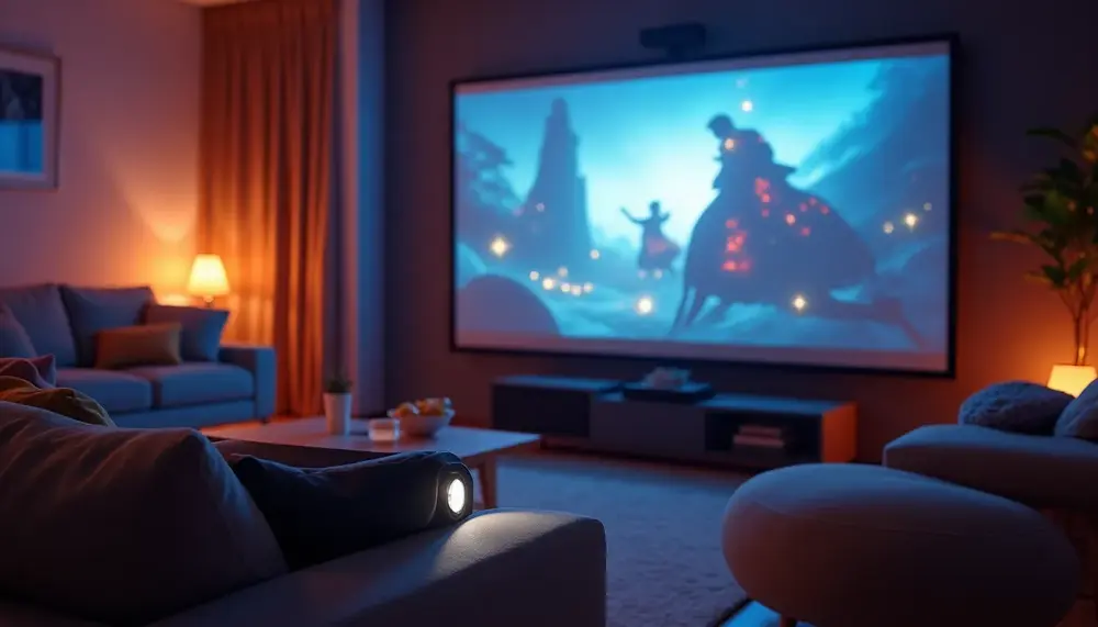 Intelligenter tragbarer Projektor: Wie smartes Heimkino heute aussieht