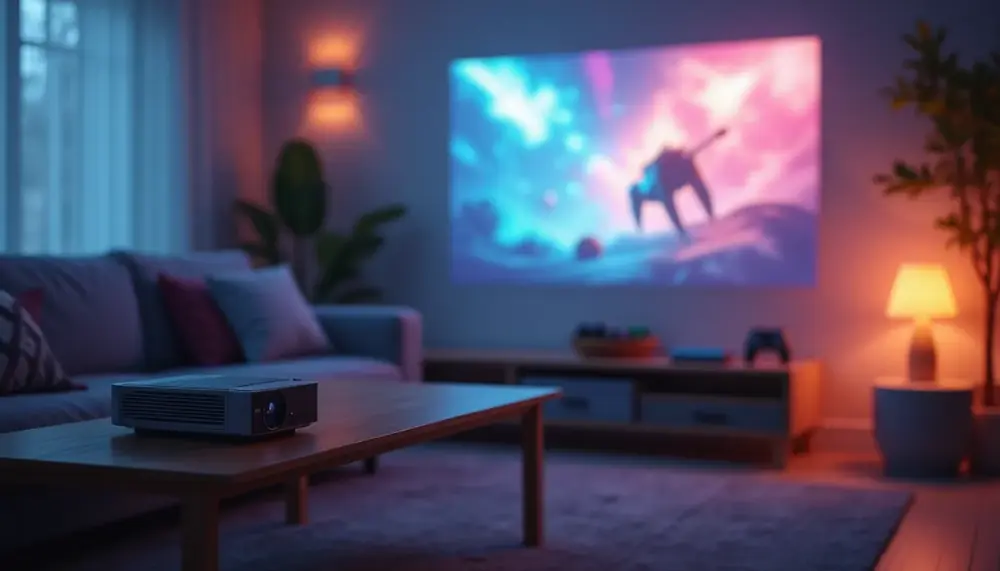 So verbindest Du einen Mini Beamer mit Deiner Playstation für das ultimative Spielerlebnis